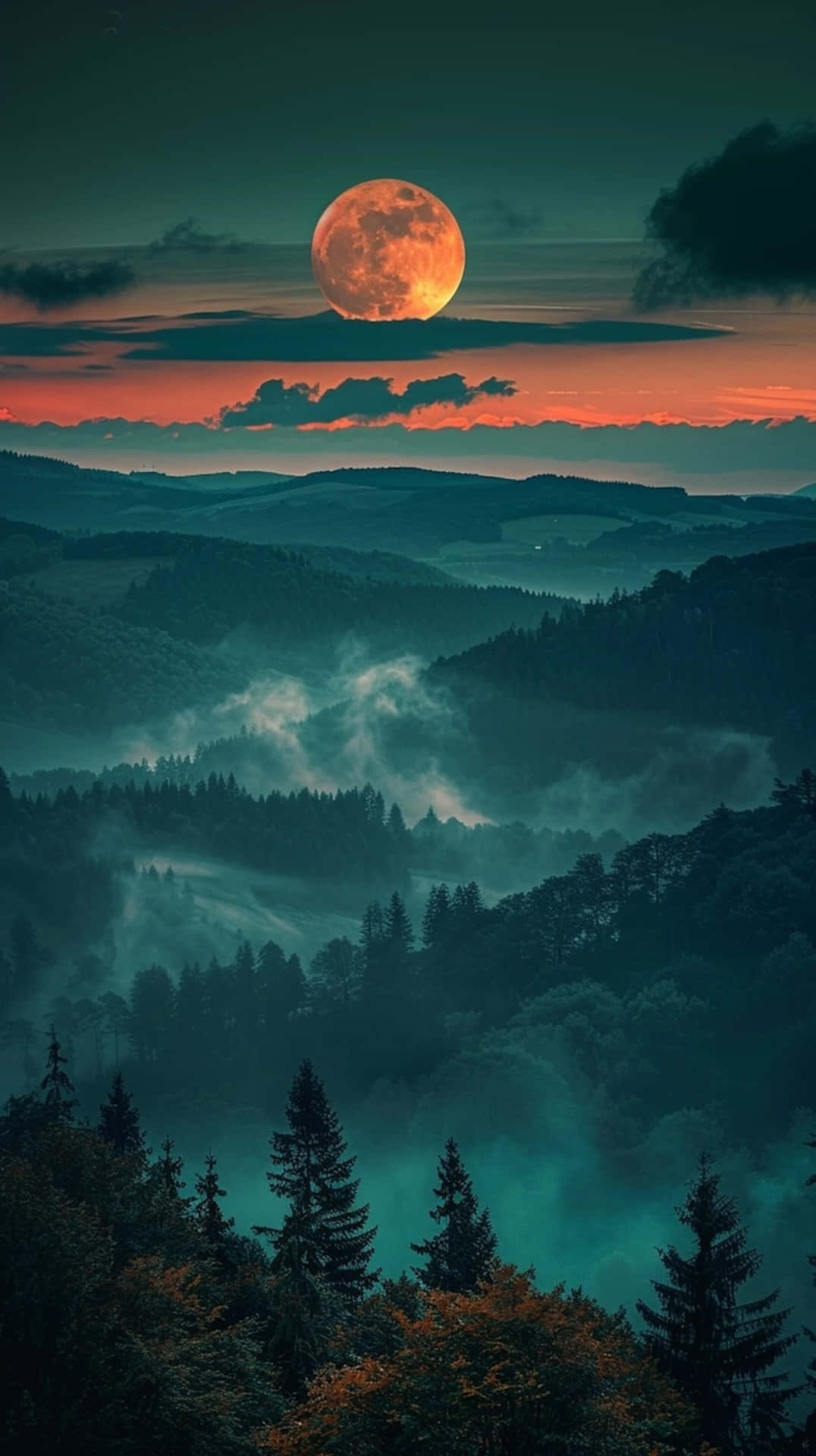 Majestic_ Moonrise_ Over_ Forest.jpg Wallpaper