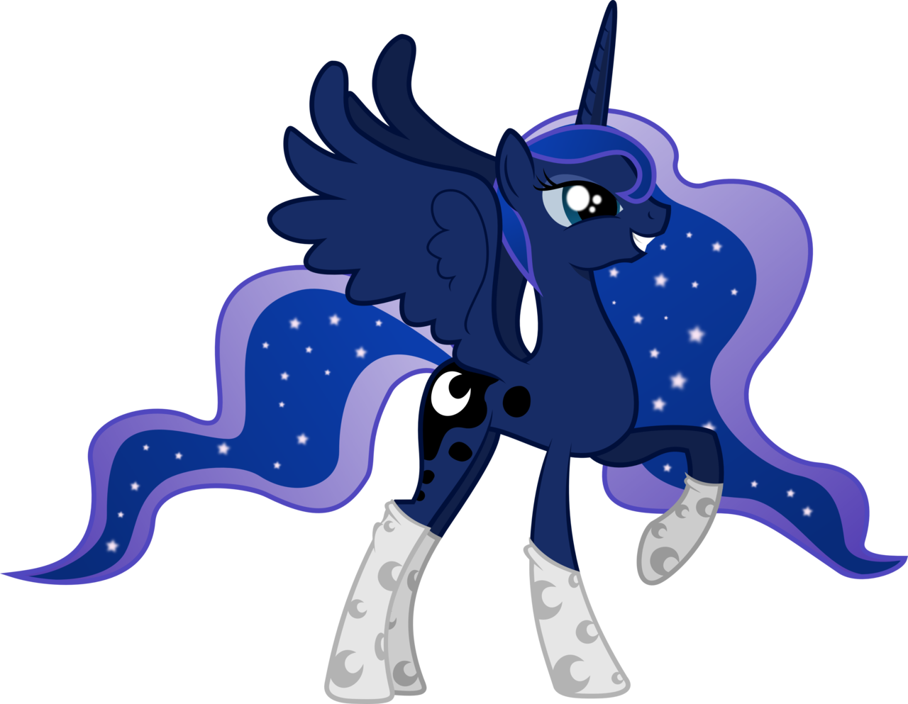 Majestic Night Pony Princess PNG