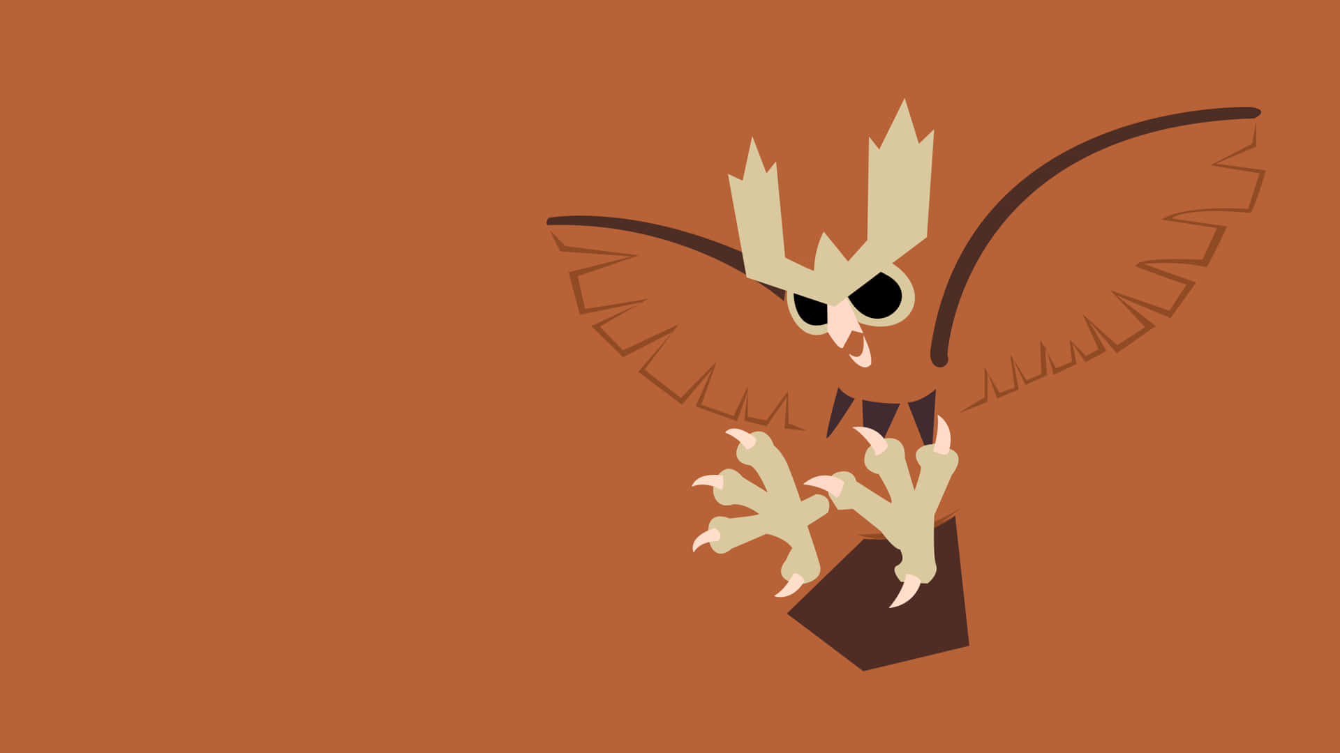 Majestic Noctowl Soaring In The Moonlight Wallpaper
