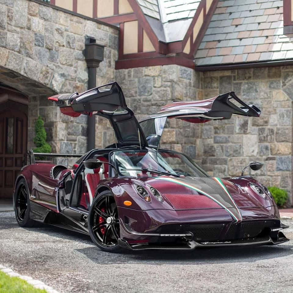 Majestic Pagani Huayra Bc In Full Speed Wallpaper