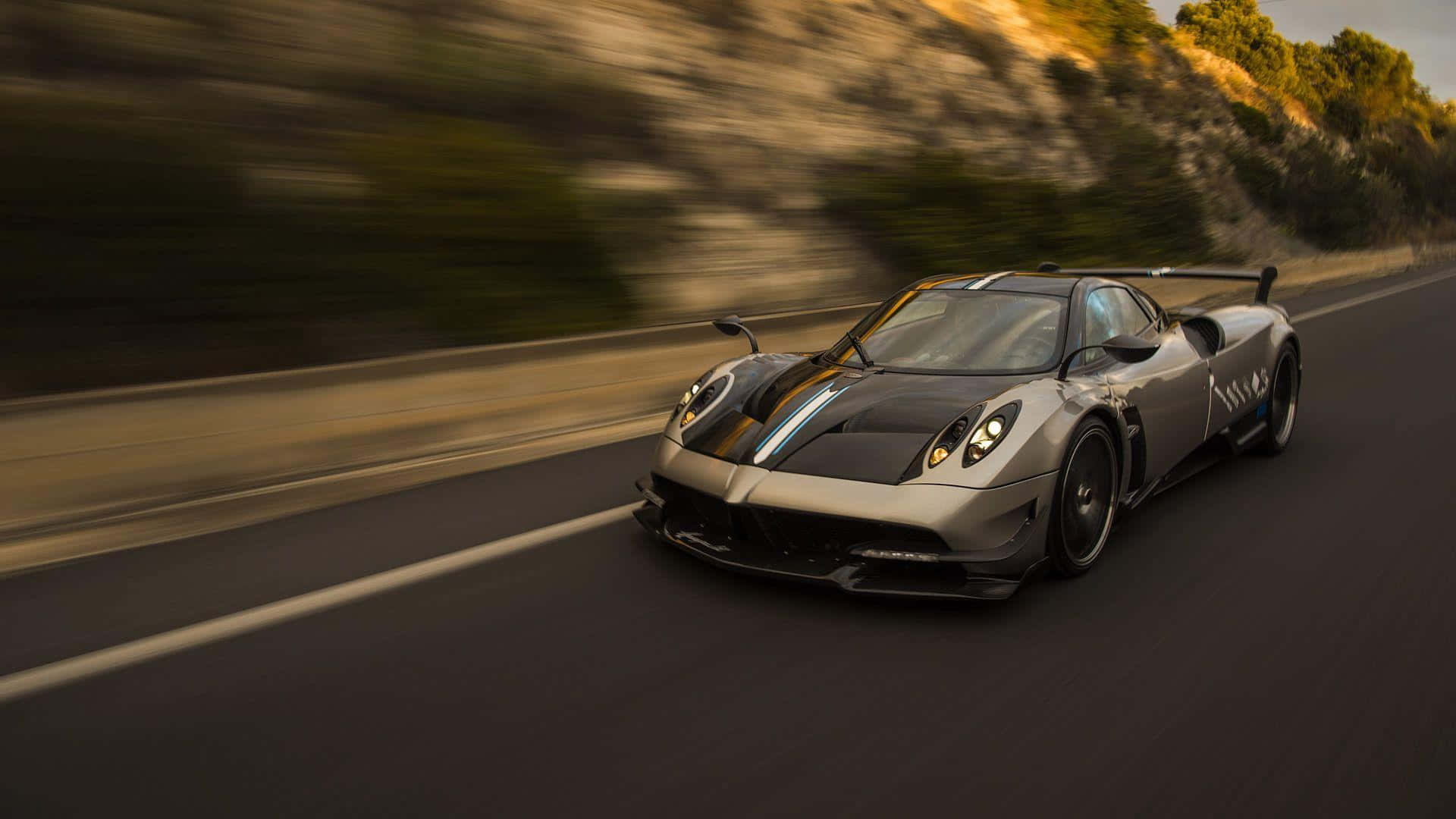 Majestic Pagani Huayra Bc In Its Aesthetic Splendor Wallpaper