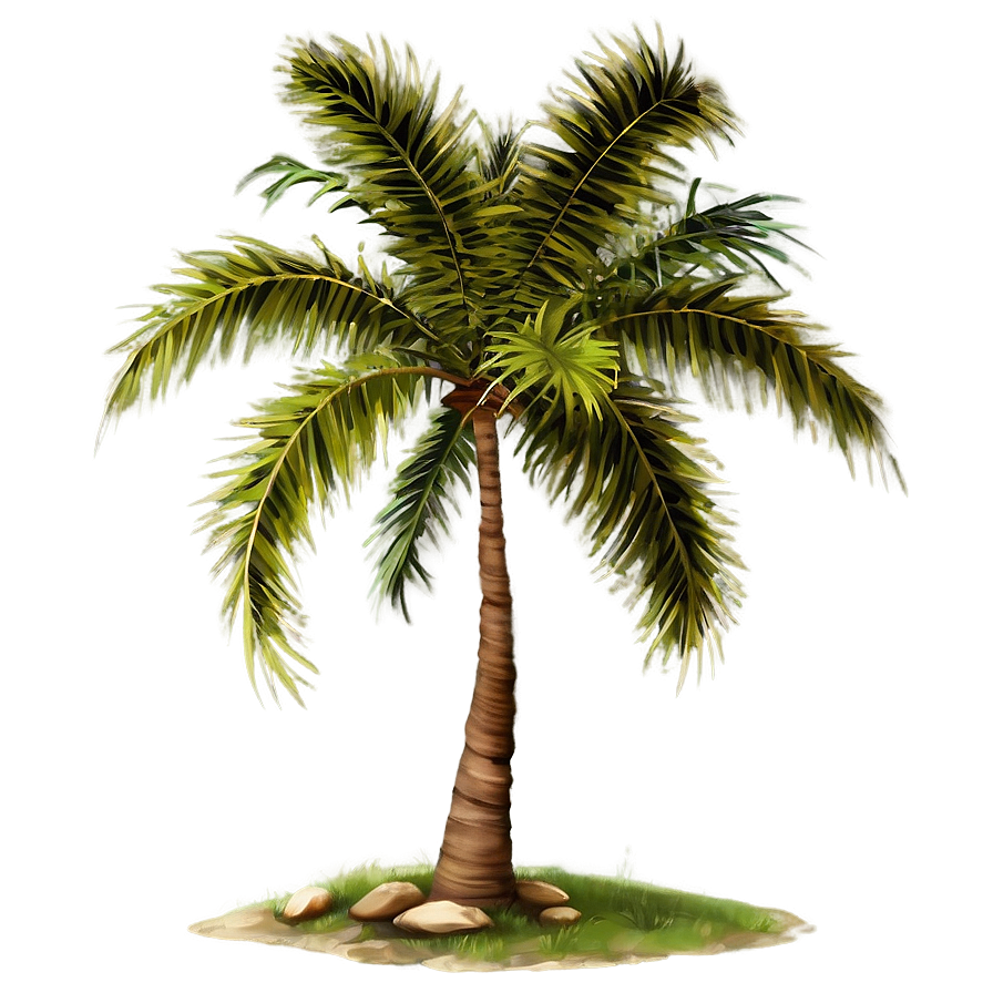 Majestic Palm Tree Silhouette Png 06262024 PNG