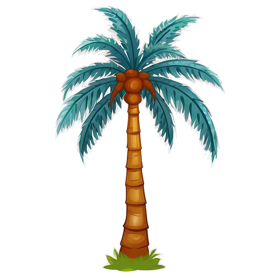 Majestic Palm Tree Silhouette Png 06262024 PNG