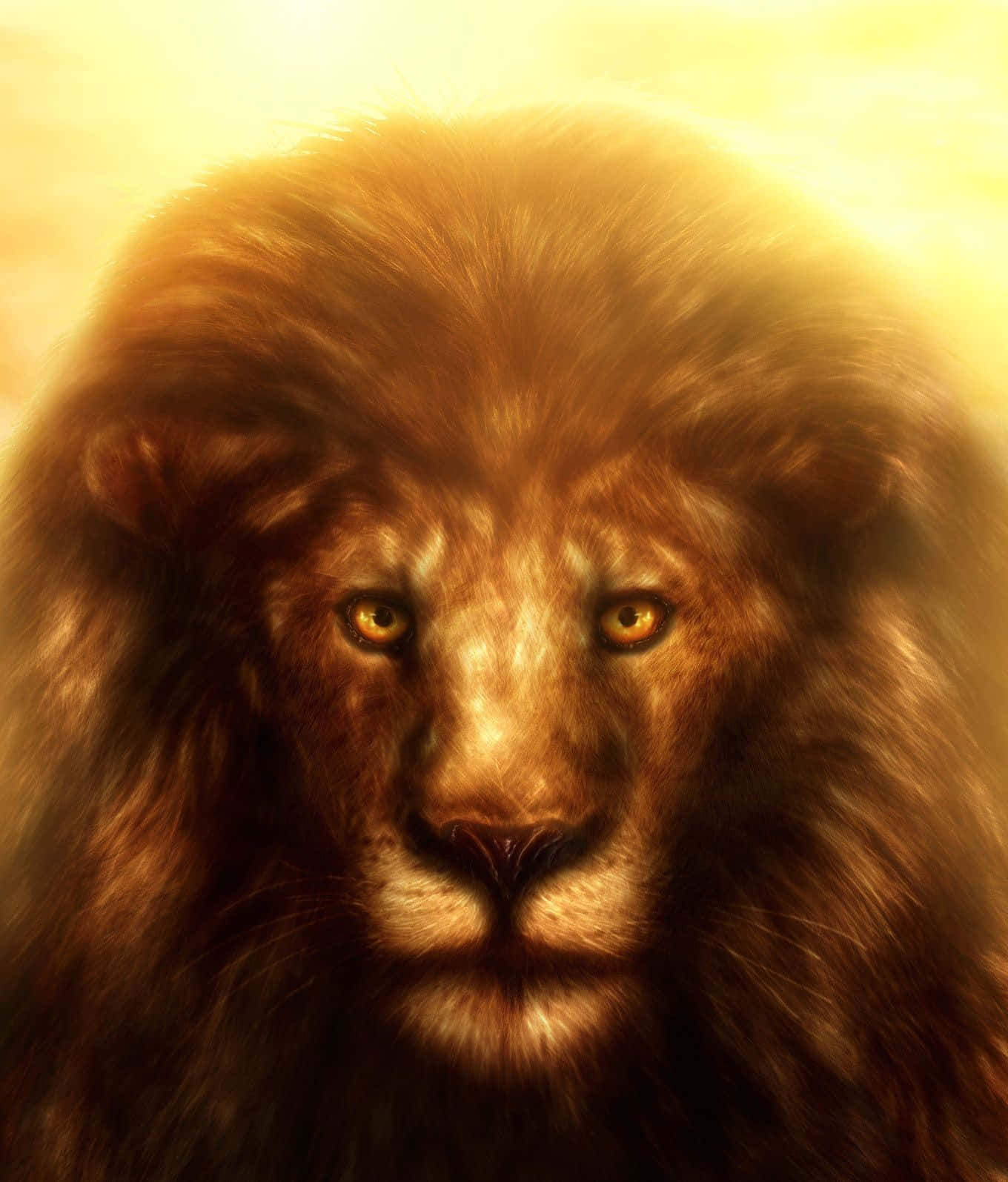 Majestic Roaring Lion Of Judah Wallpaper