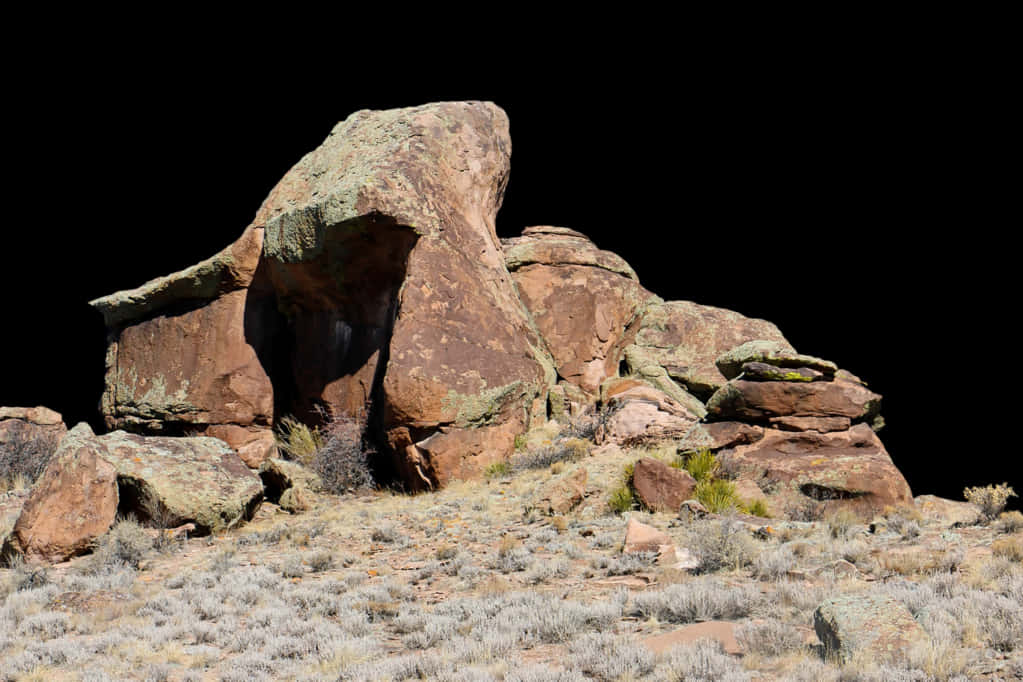 Desert Rock Formation PNG