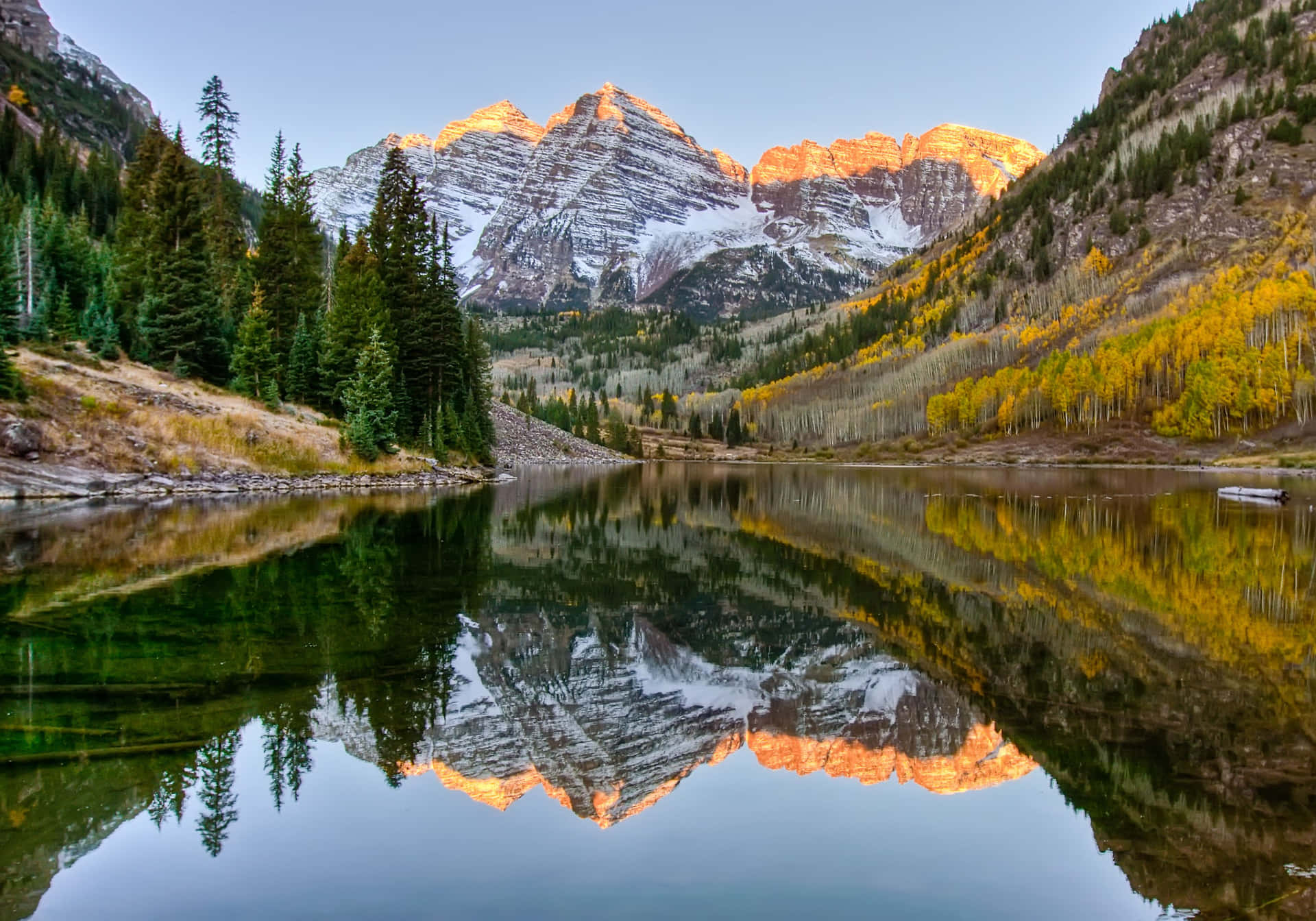 Majestic Rocky Mountain Landscape In Colorado