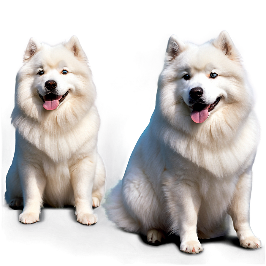 Download Majestic Samoyed Portrait Png Yjw | Wallpapers.com