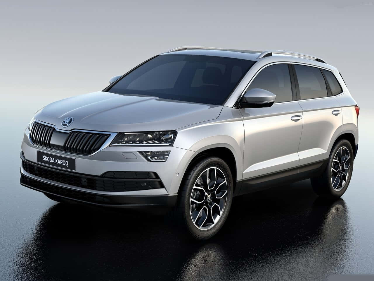 Skoda Karoq Majestueux Enrichissant Le Paysage Fond d'écran