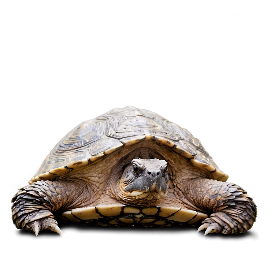 Majestic Snapping Turtle Pose Png Qxm PNG