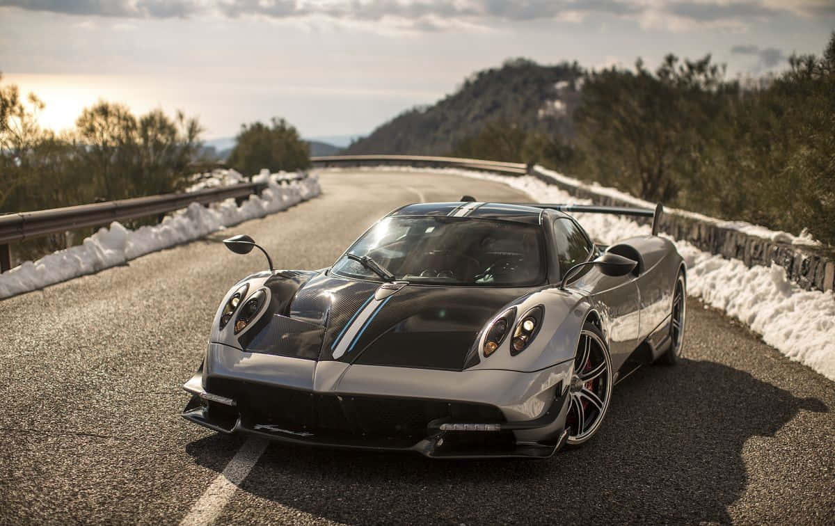 Majestic Speed - The Astounding Pagani Huayra Bc. Wallpaper