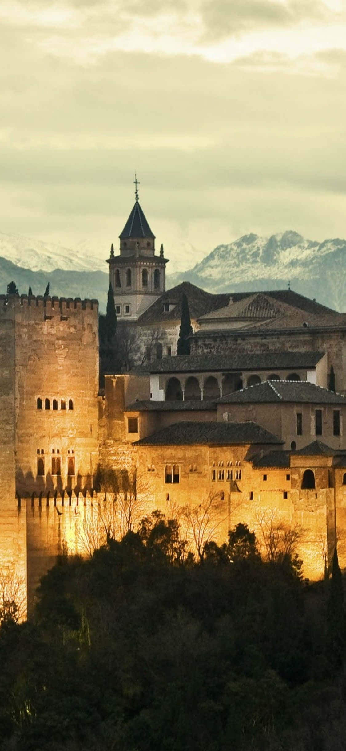 Majestic Sunset At The Alhambra, Granada, Spain