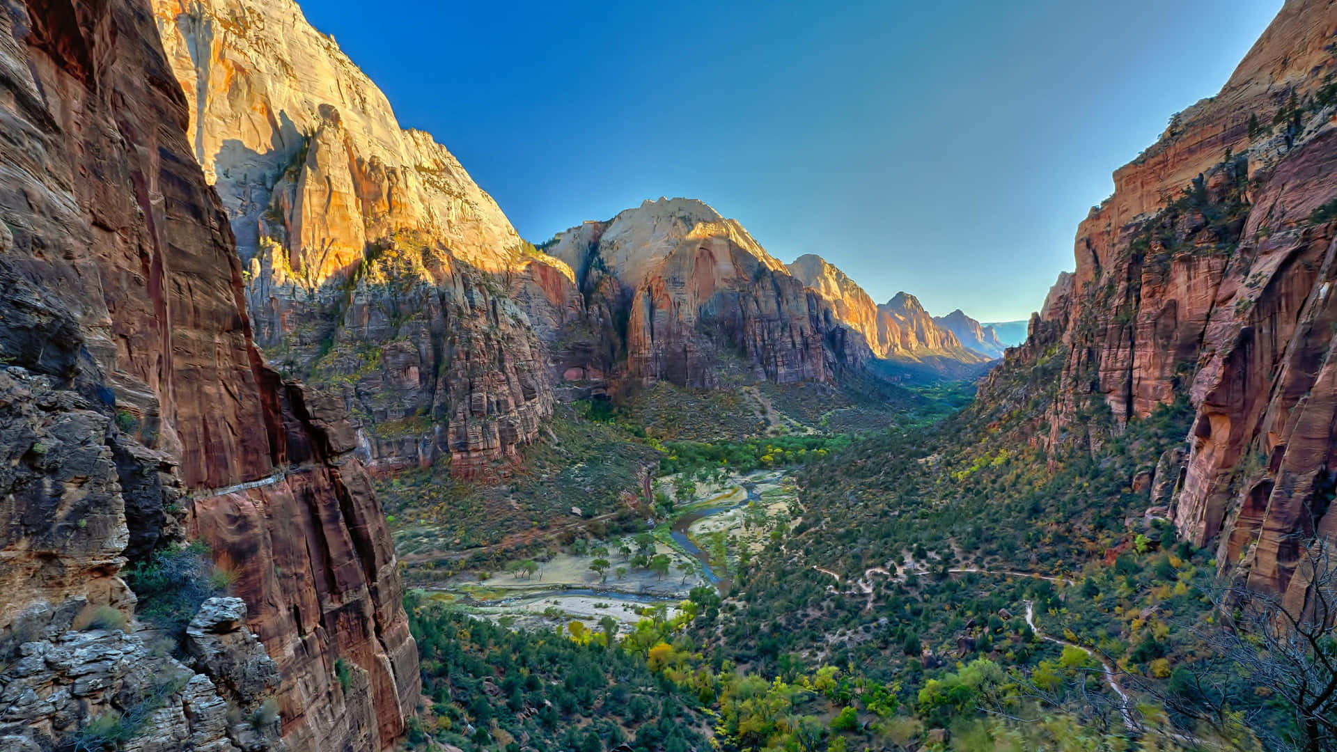 Pemandangan Canyon Senja Megah 4k Wallpaper