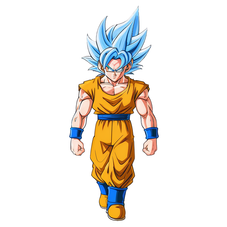 Majestic Super Saiyan Hair Png 06122024 PNG