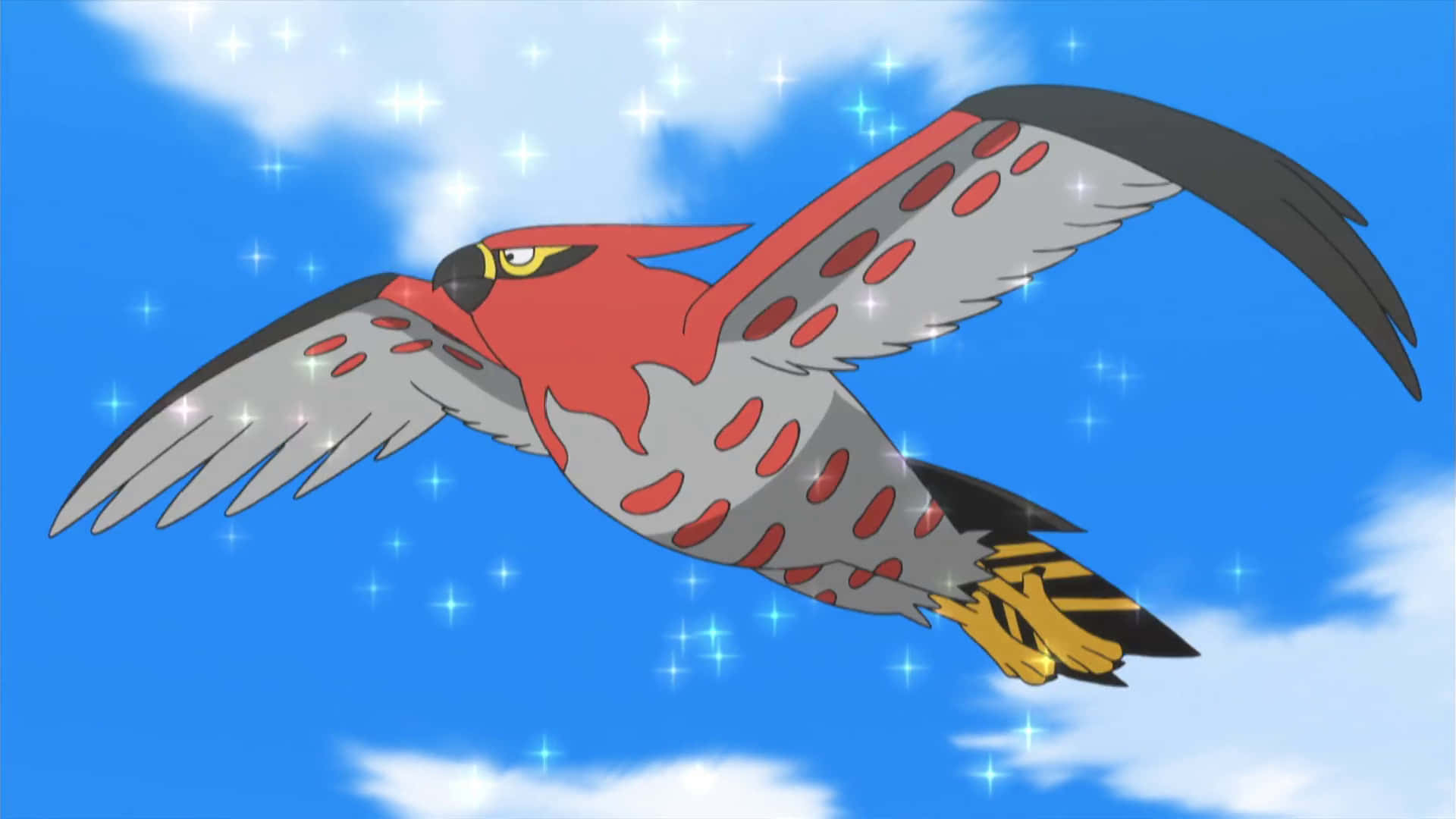 Majestic Talonflame In Action Wallpaper