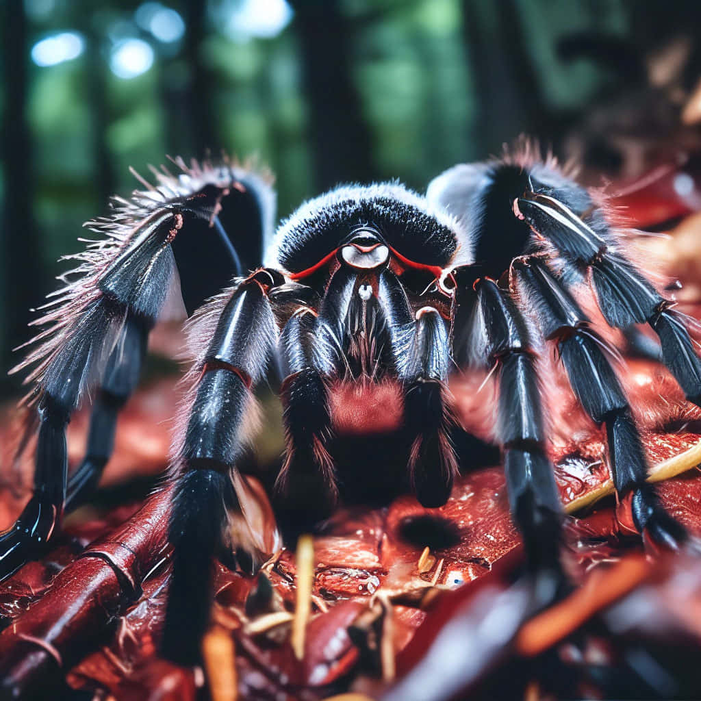 Majestic Tarantula Closeup Wallpaper