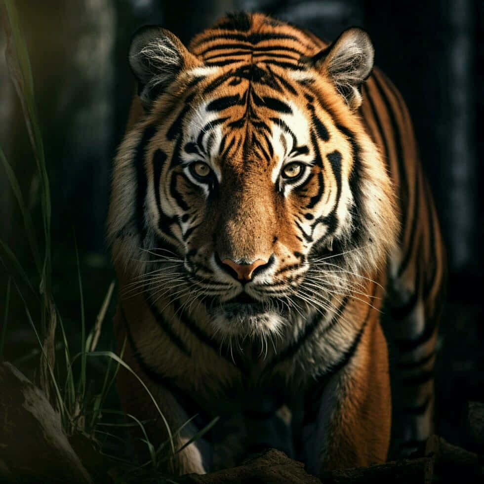 Majestic_ Tiger_ Gaze Wallpaper