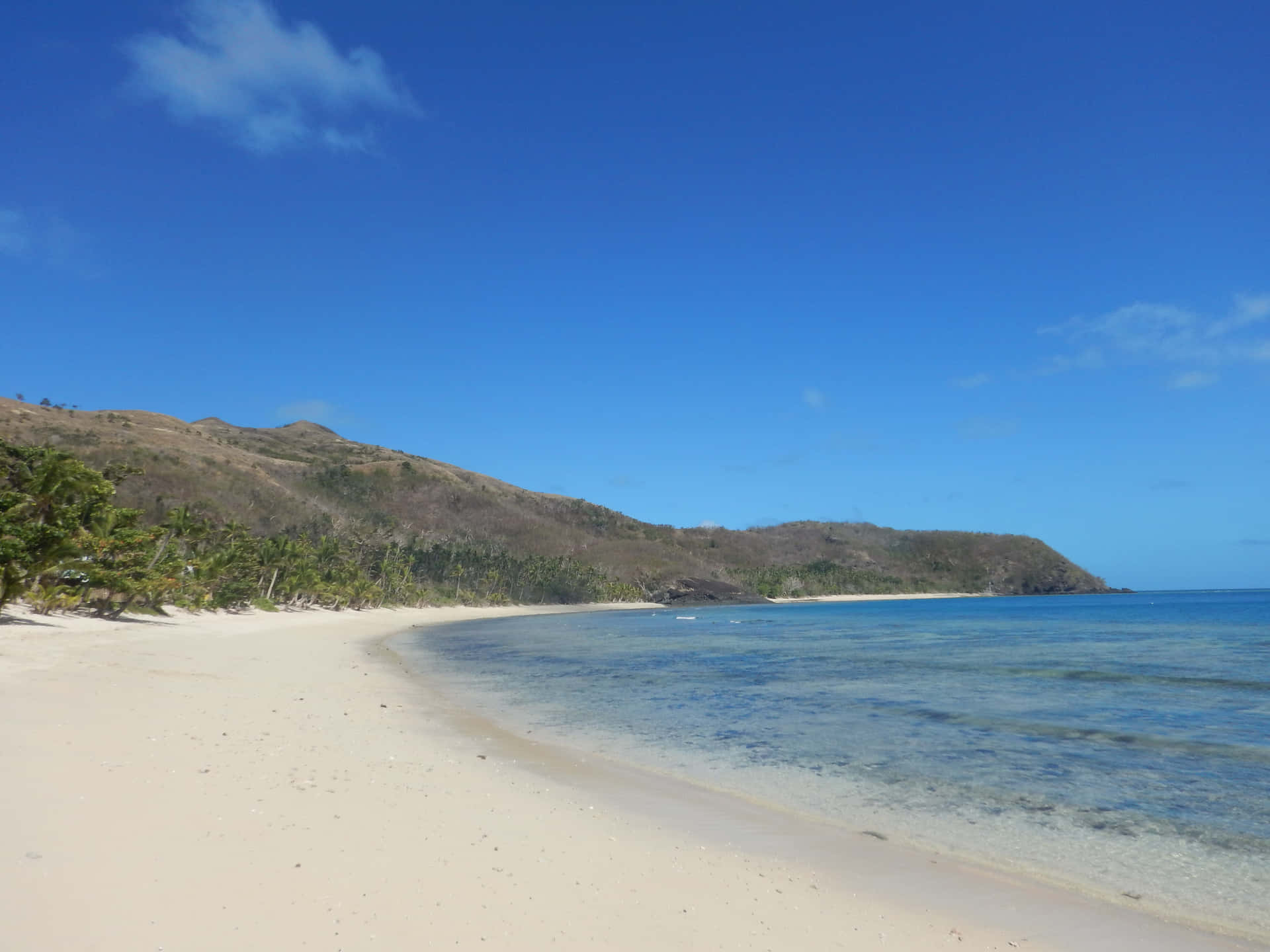 Majestic View Of Fiji Beach Wallpaper