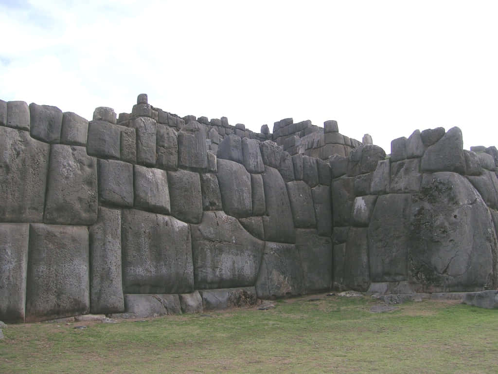 Majestic View Of Sacsayhuaman Inca Fortress Wallpaper