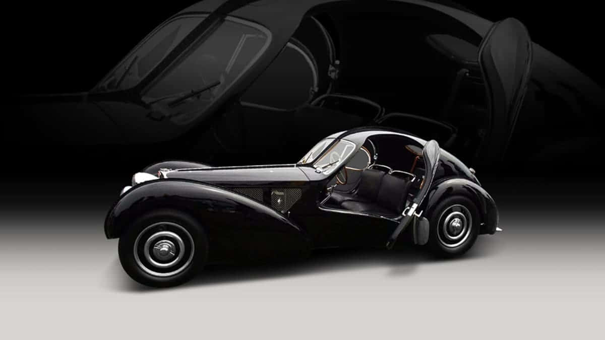 Majestic View Of The Classic Bugatti Type 57. Wallpaper