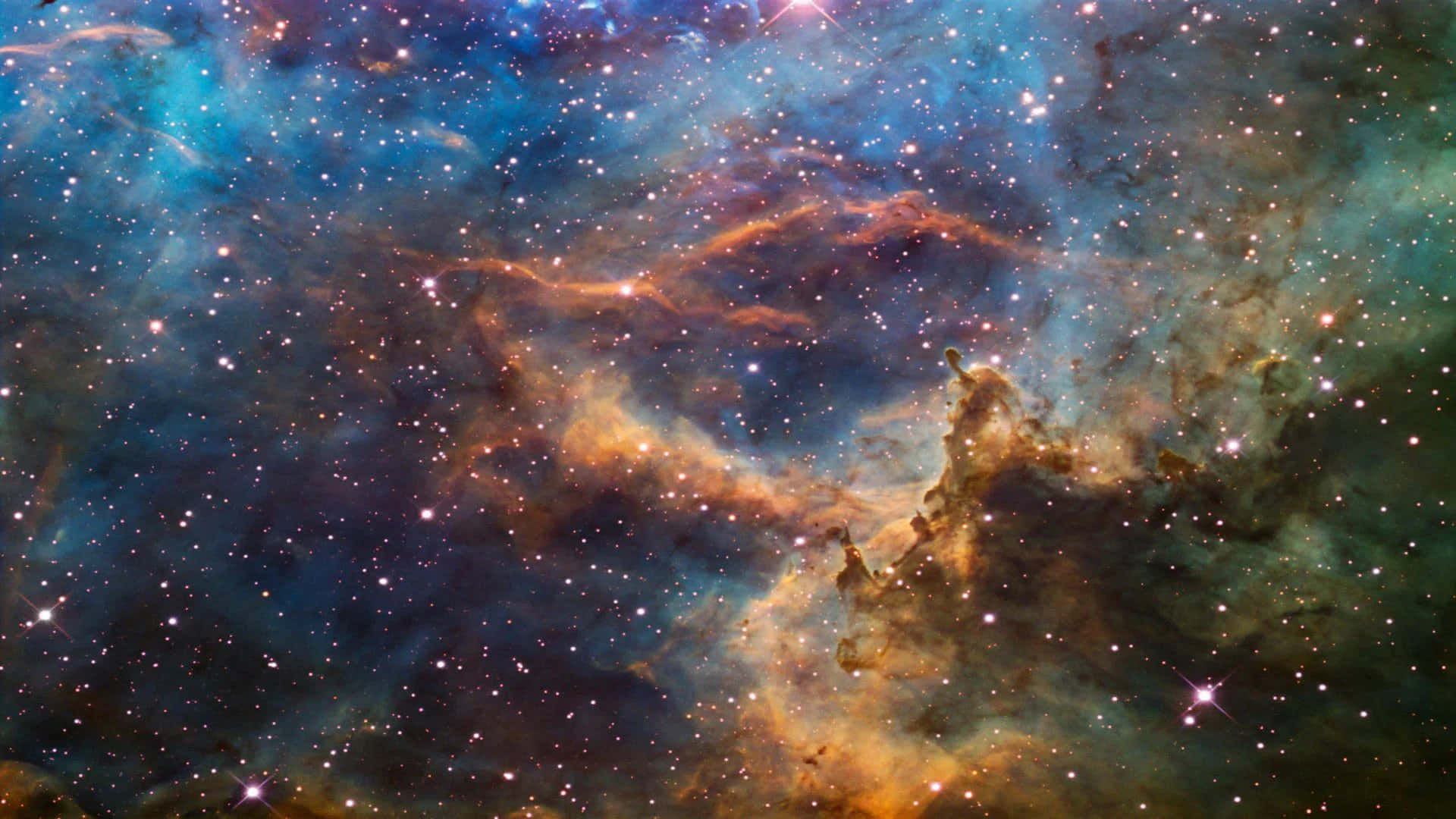 Majestic View Of The Cosmic Galaxy