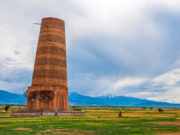 Majestic View Of The Historic Burana Tower Wallpaper
