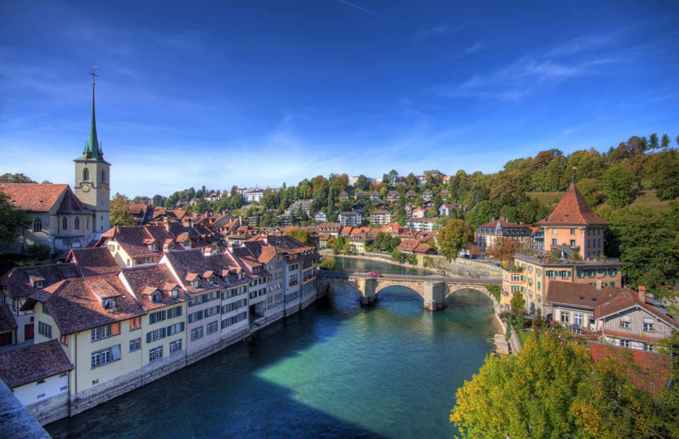 Majestic View Of The Historical Capital, Bern Wallpaper