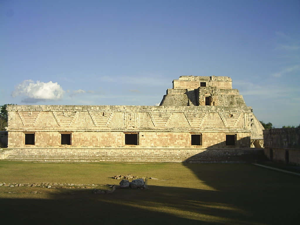 Majestic View Of Uxmal, Ancient Maya City Wallpaper
