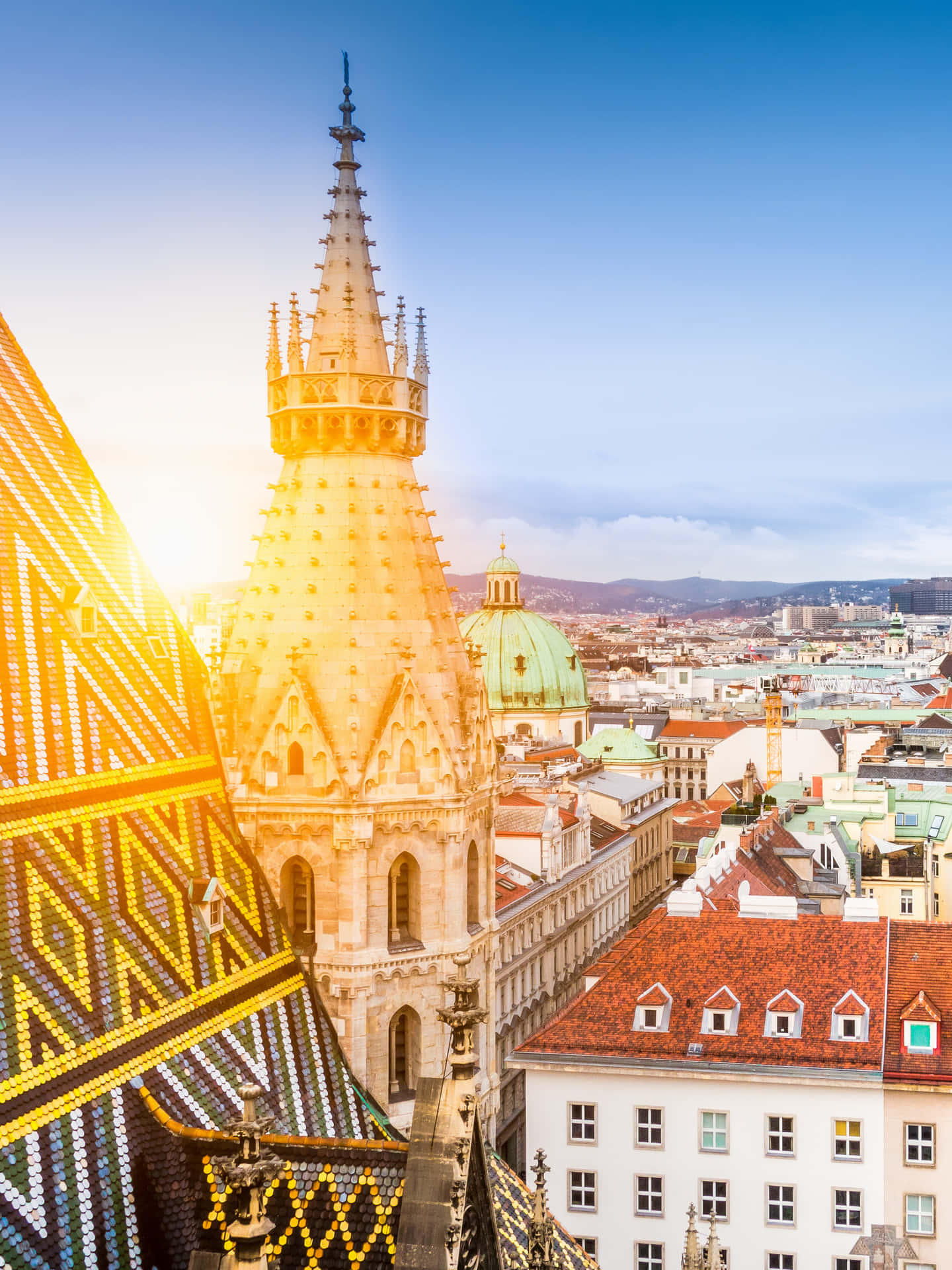 Majestic View Of Vienna Cathedral Wallpaper