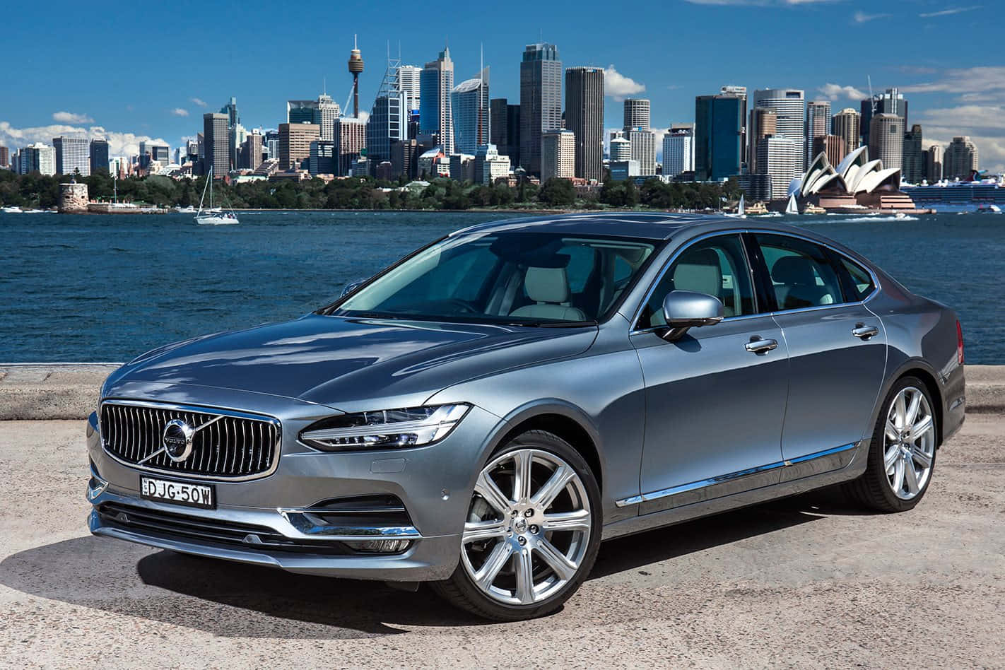 Majestic Volvo S90 In Its Ultimate Glory Wallpaper
