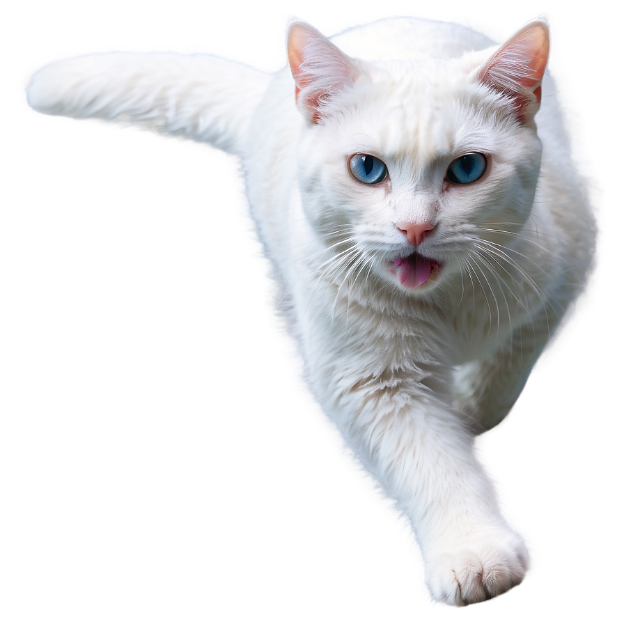 Majestic White Cat Png A PNG