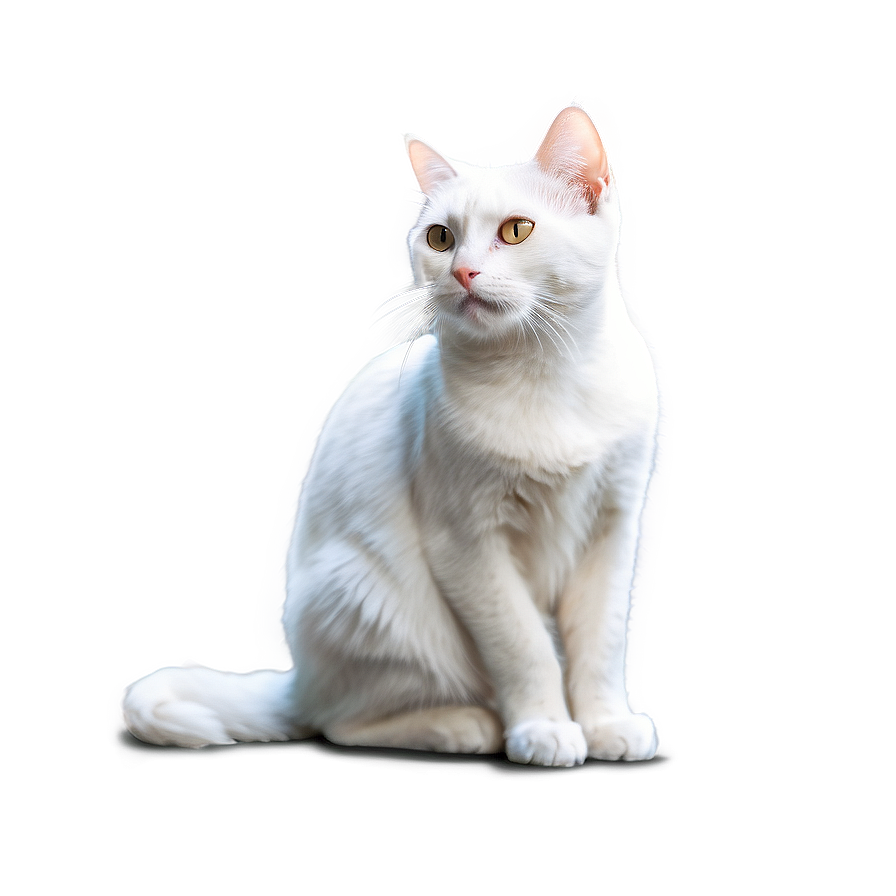 Majestic White Cat Png D PNG