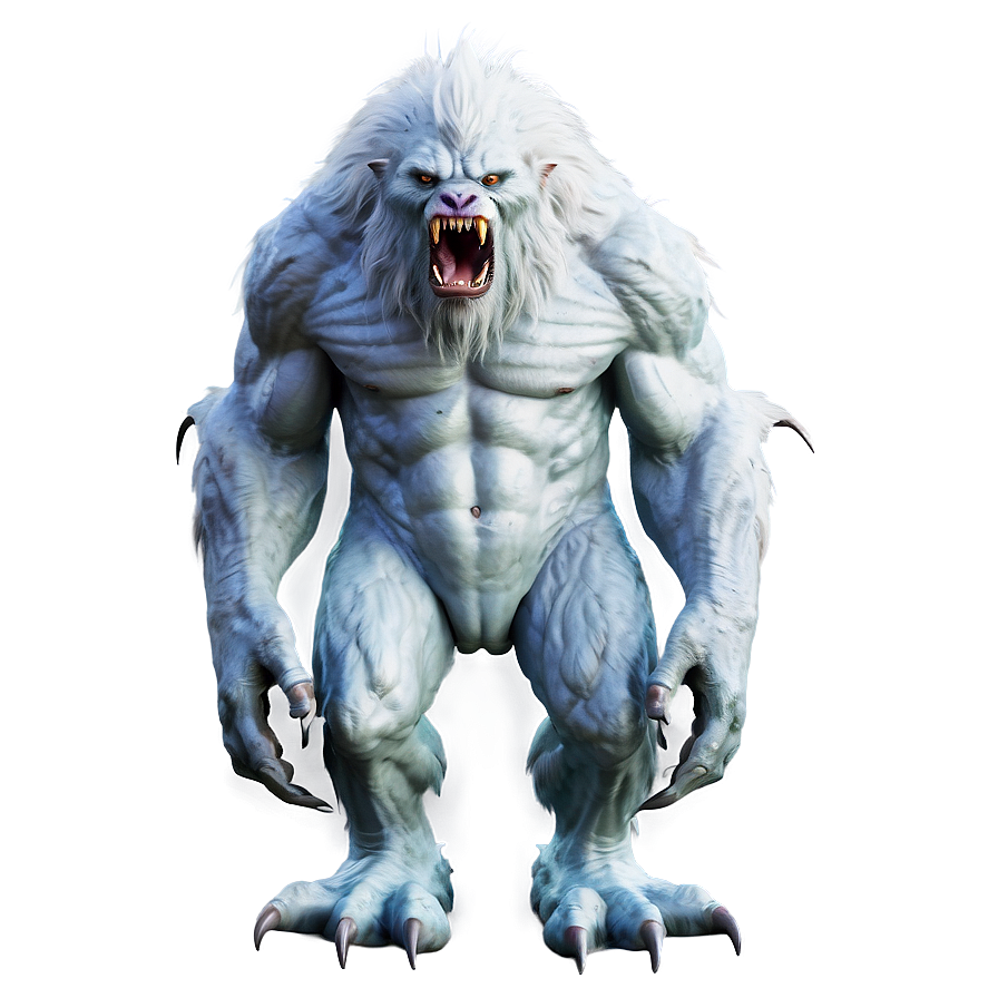 Majestic White Monster Png 56 PNG