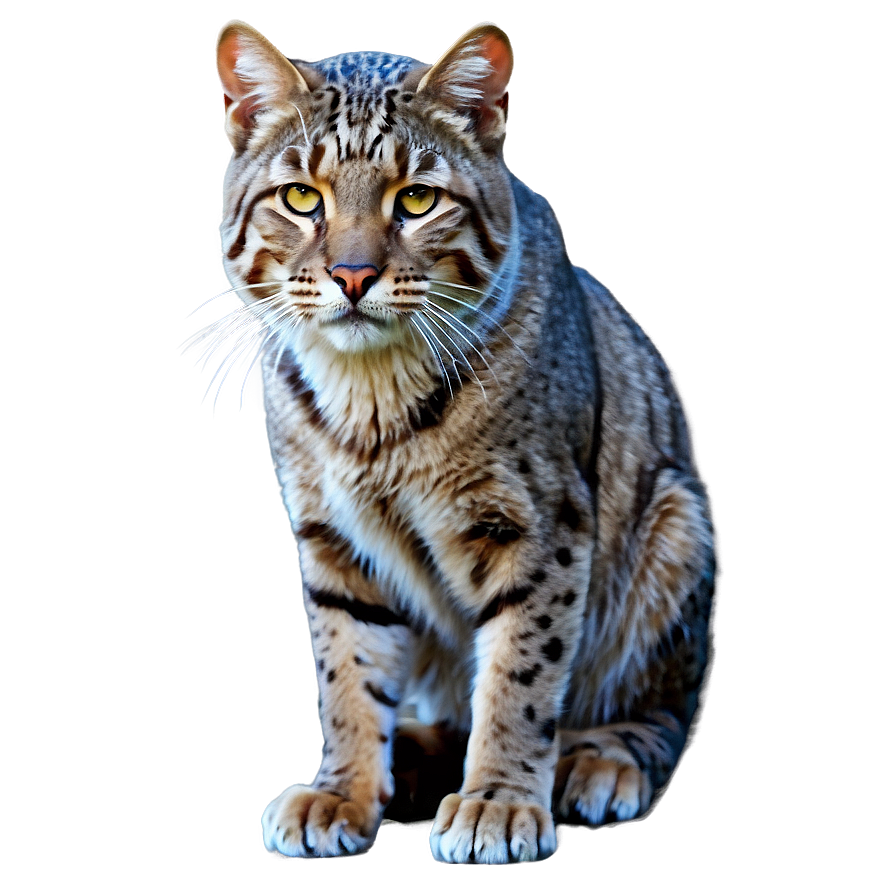 Majestic Wildcat Artwork Png 06132024 PNG