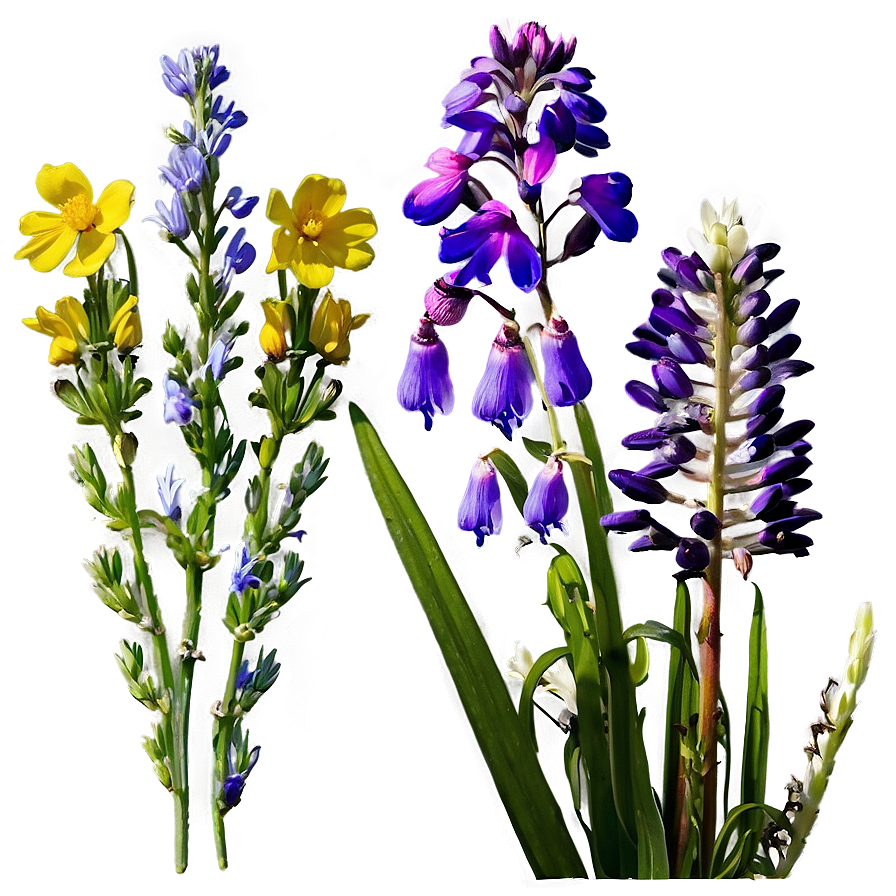 Majestic Wildflower Splendor Png Xvv PNG