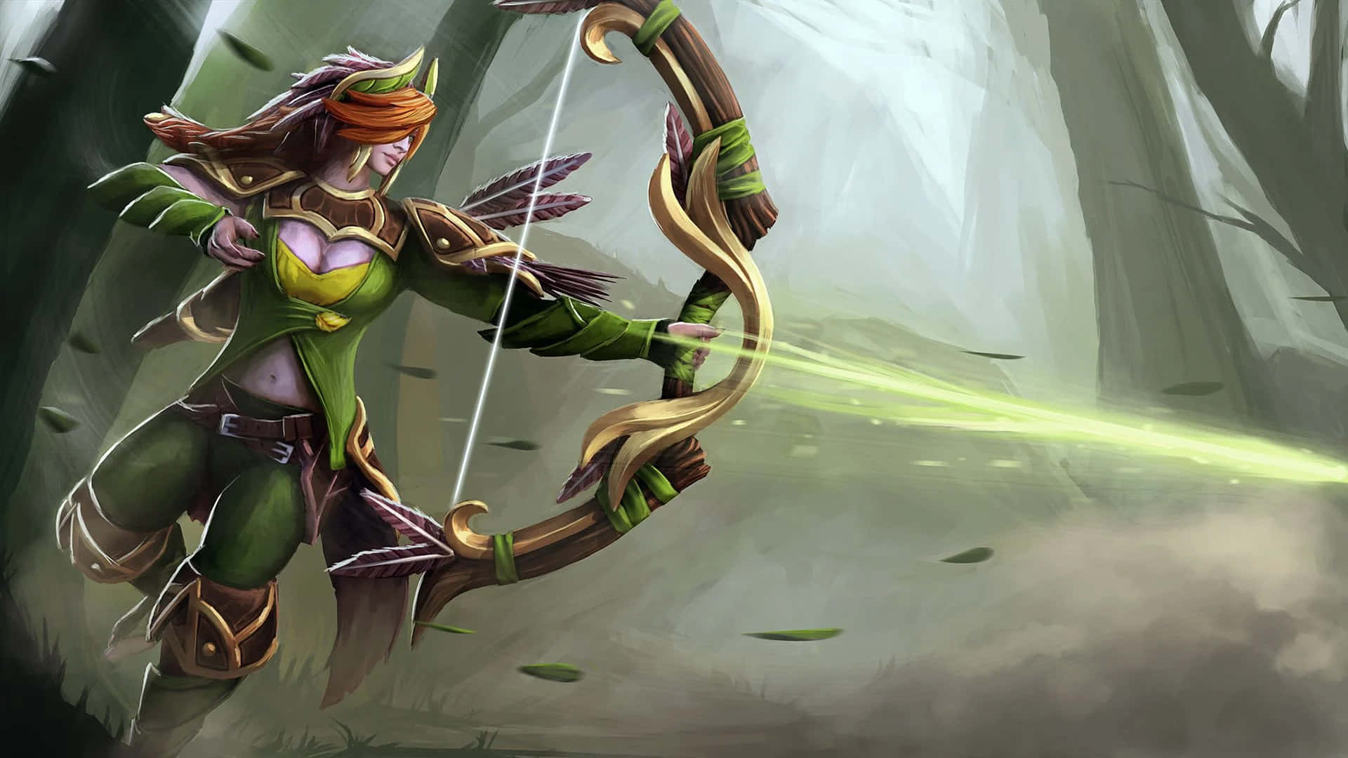 Majestic Windranger In The Wild Wallpaper