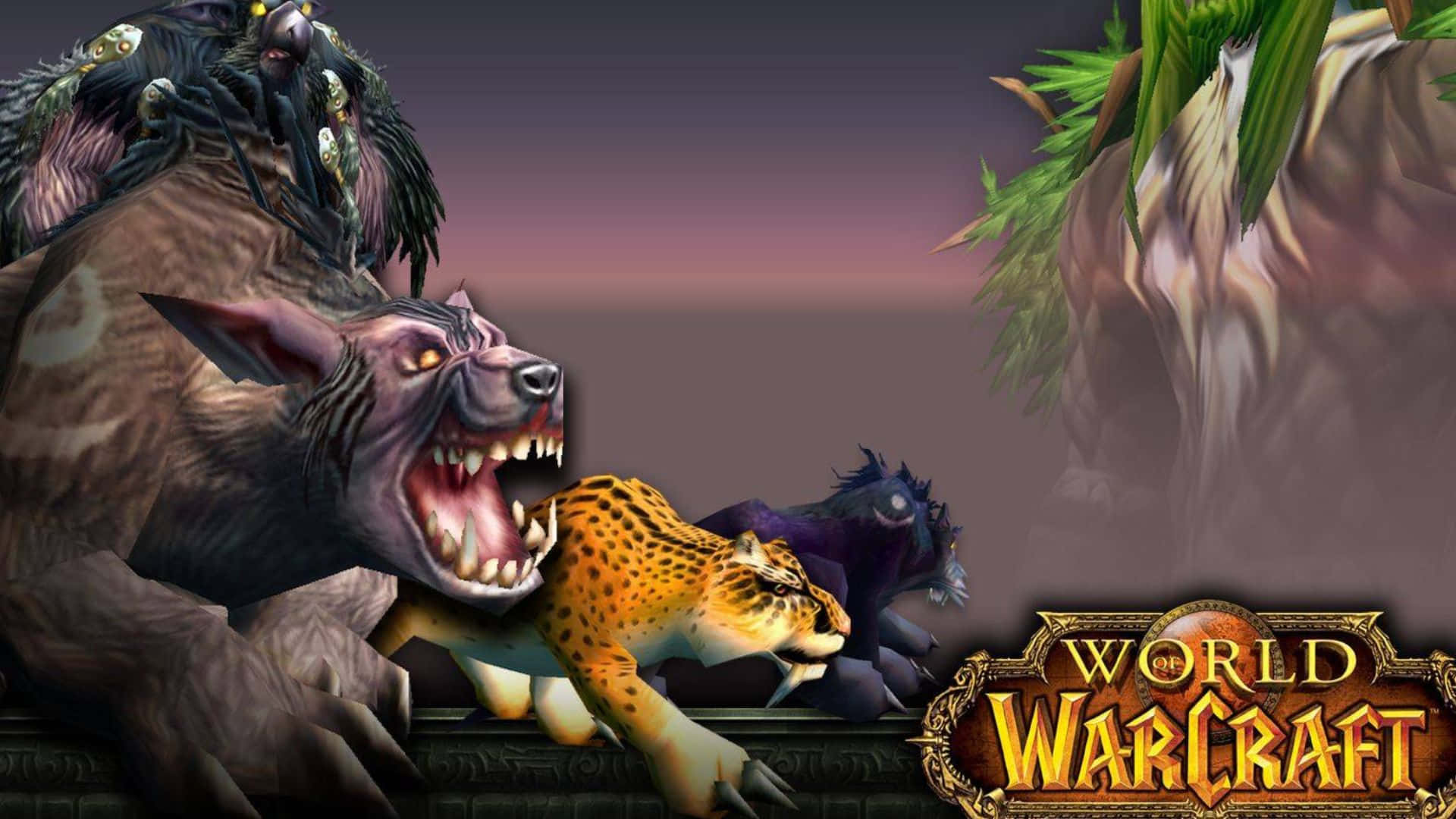 Majestic World Of Warcraft Druid In Full Transformation Wallpaper