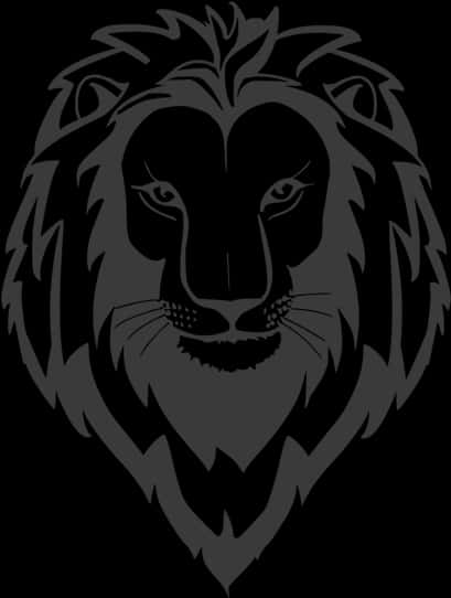 Majestic_ Lion_ Silhouette_ Art PNG