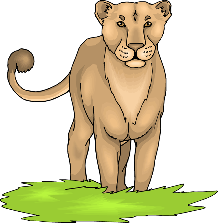 Majestic_ Lioness_ Illustration.png PNG