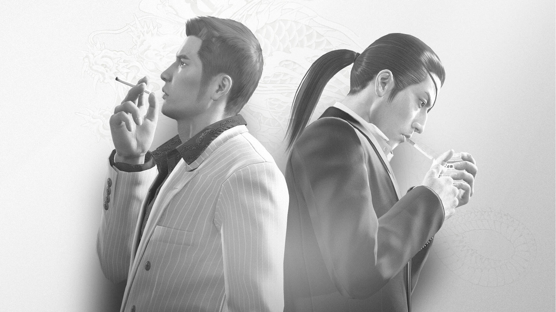 Majima Goro looking intense and ready to take on whatever comes his way. Wallpaper