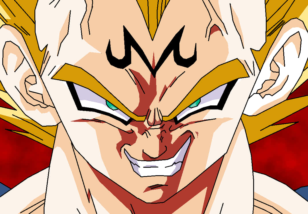 Majin vegeta smile