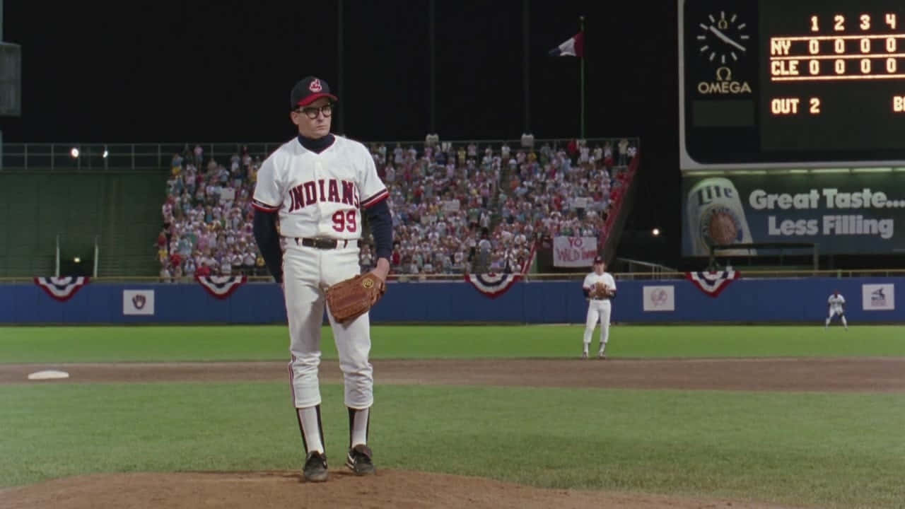 Major League Movie Poster featuring the main characters Wallpaper