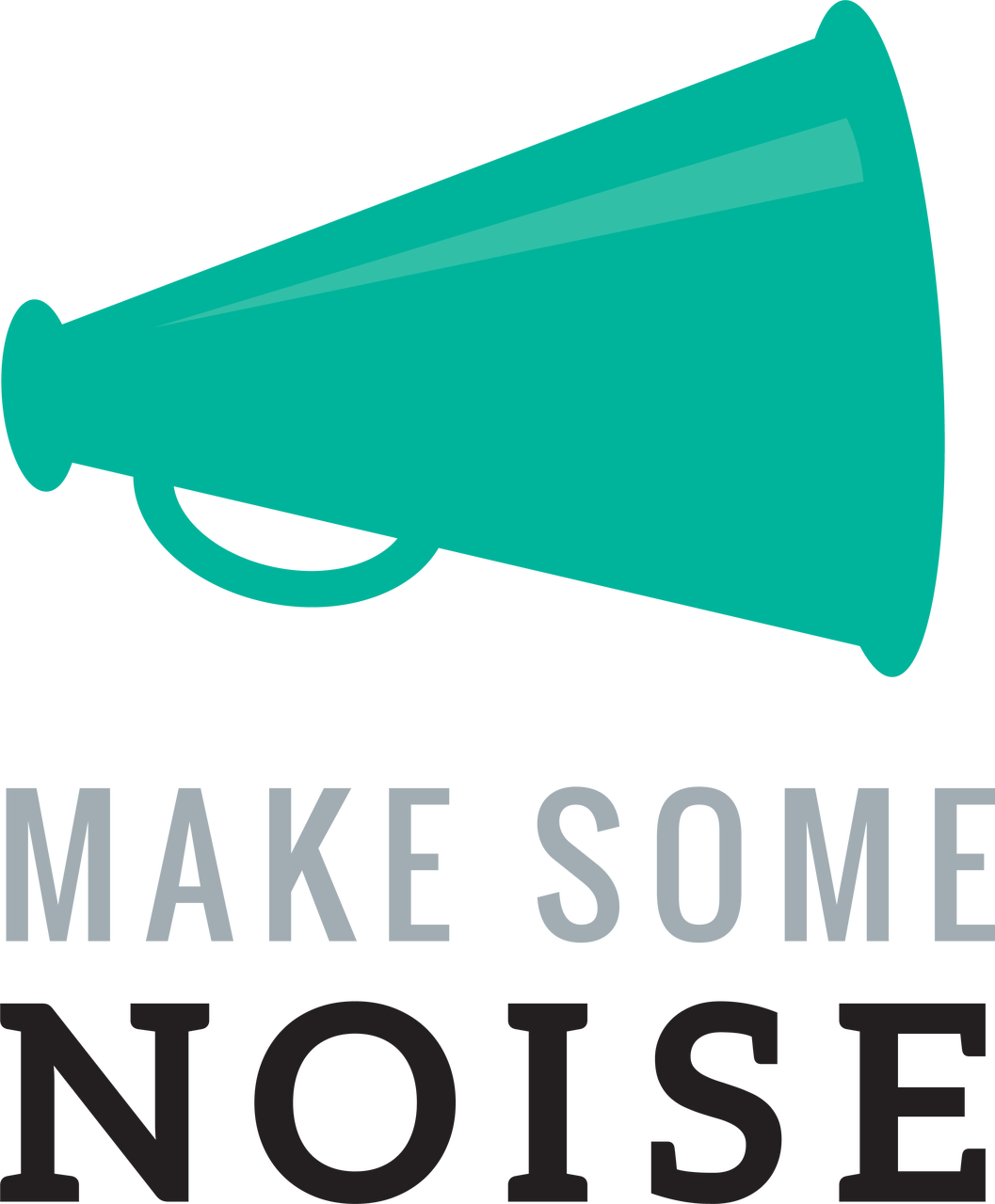 Make Some Noise Megaphone Graphic PNG