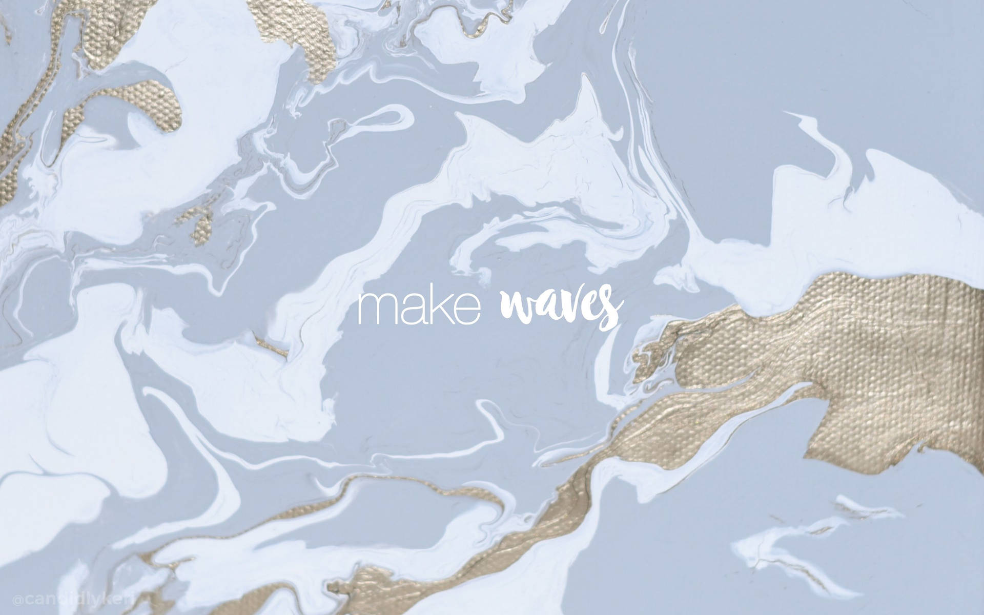 Make Waves Aesthetic Mac Wallpaper