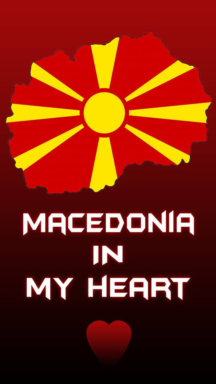 Makedonien I Mit Hjerte Wallpaper