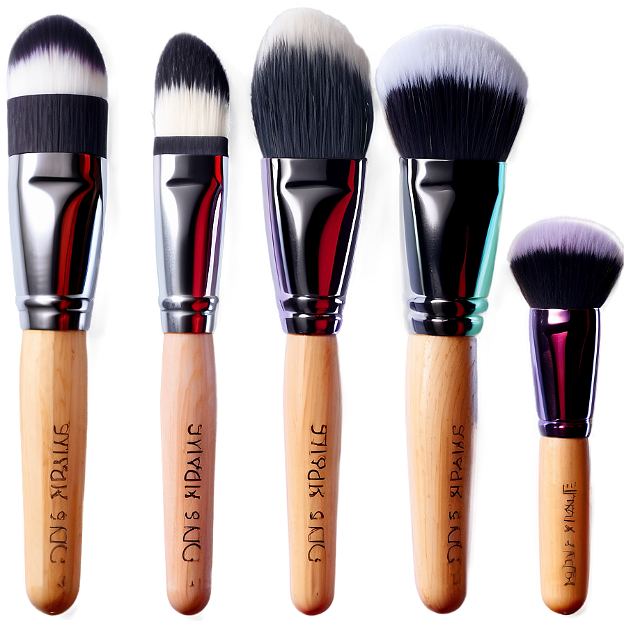 Makeup Brush Set Professional Png Wkl PNG