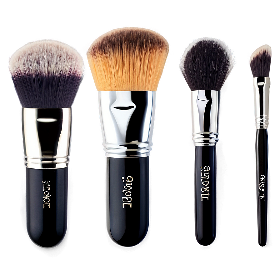 Makeup Brushes With Labels Png Rpx75 PNG