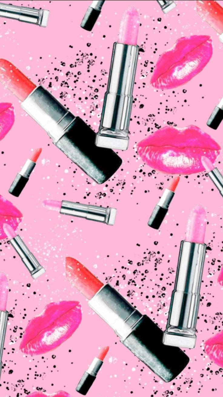 Makeup Pink Lipsticks Pattern