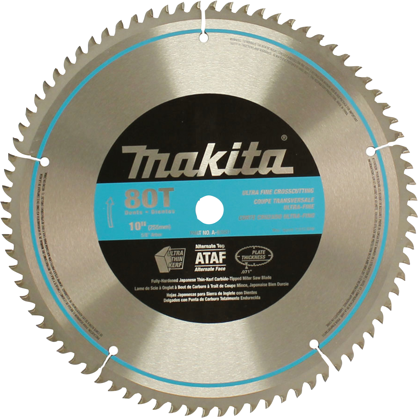 Makita Circular Saw Blade80 T PNG