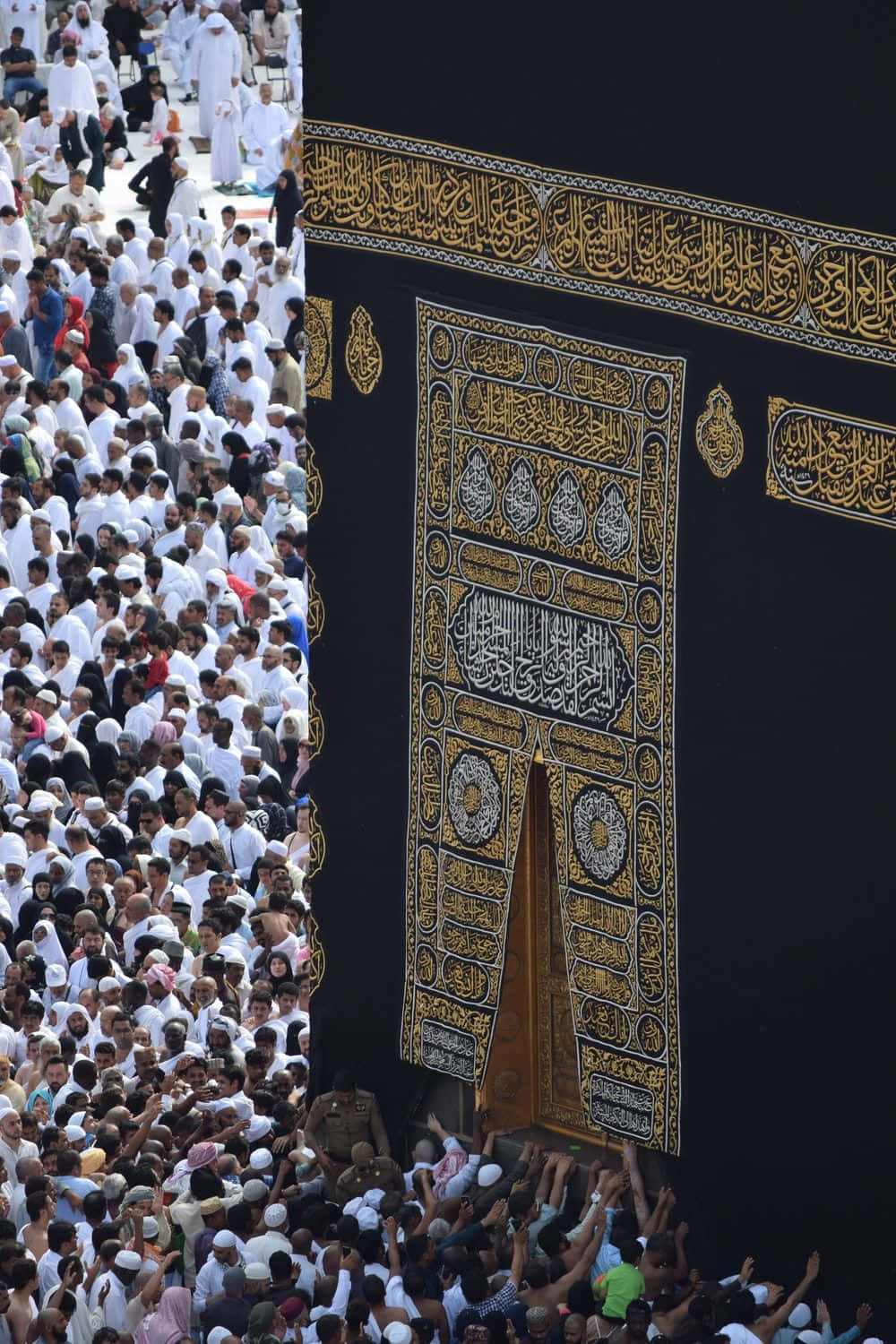 Häpnadsväckandeutsikt Över Stora Moskén I Mekka