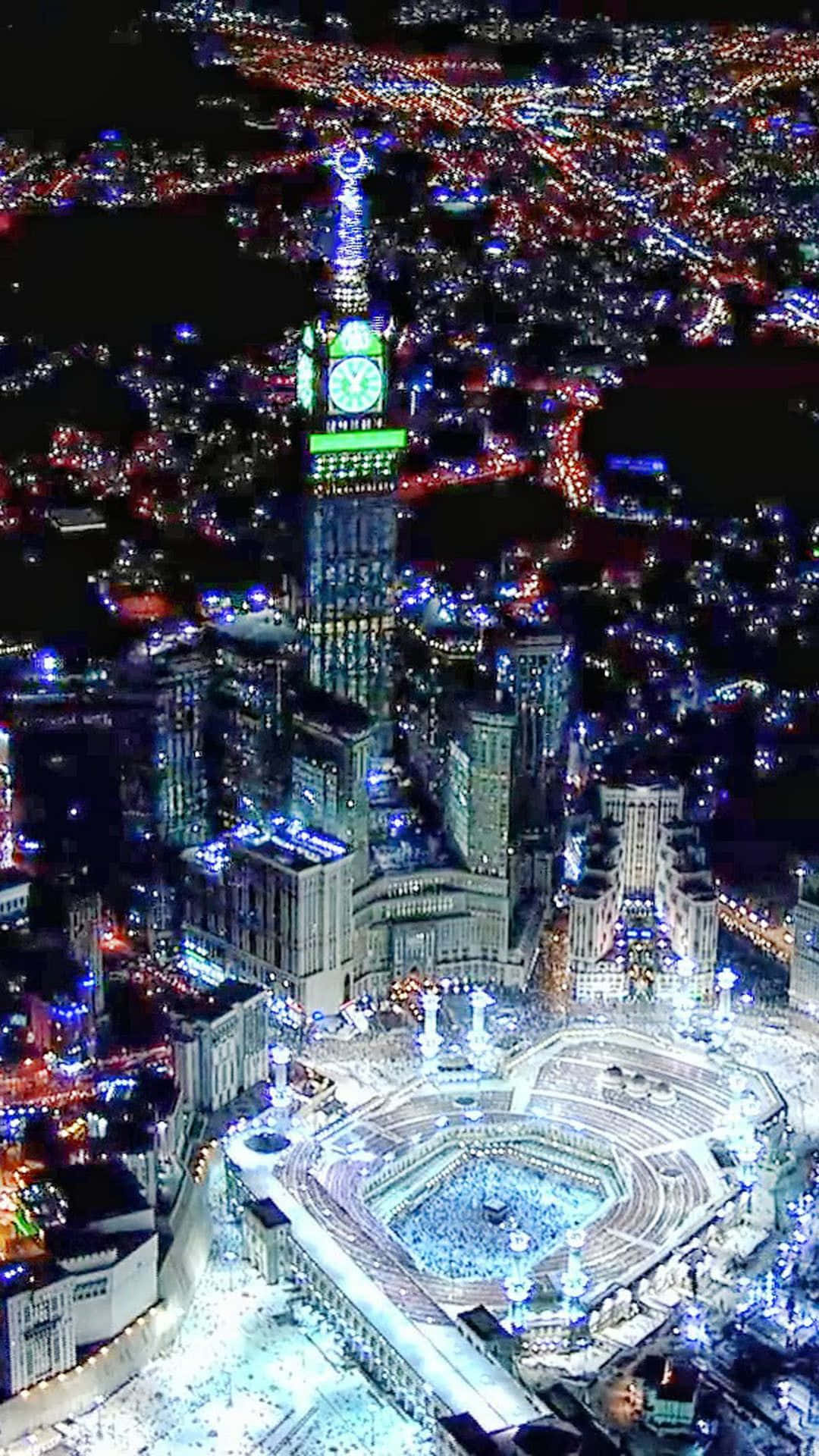 Impresionantesvistas De La Gran Mezquita En Makkah